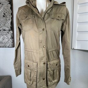 Women's Army Green Utility Jacket